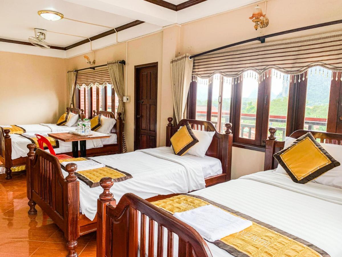 Bountang Mountain View Riverside Hotel Vang Vieng Exteriör bild